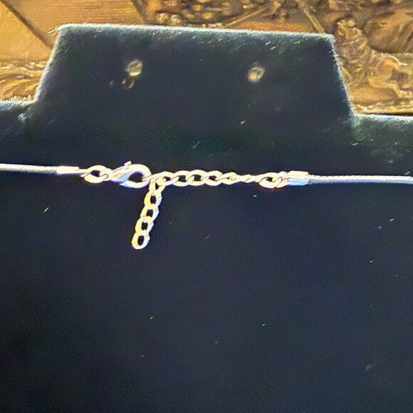 Ammonite Fossil Shell Pendant Necklace Leather Strap - Picture 6 of 6